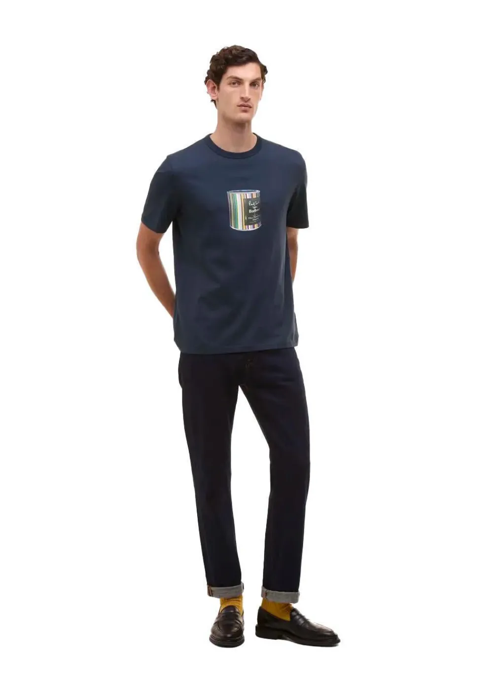 X Paul Smith Wax Can T-Shirt>Barbour Online