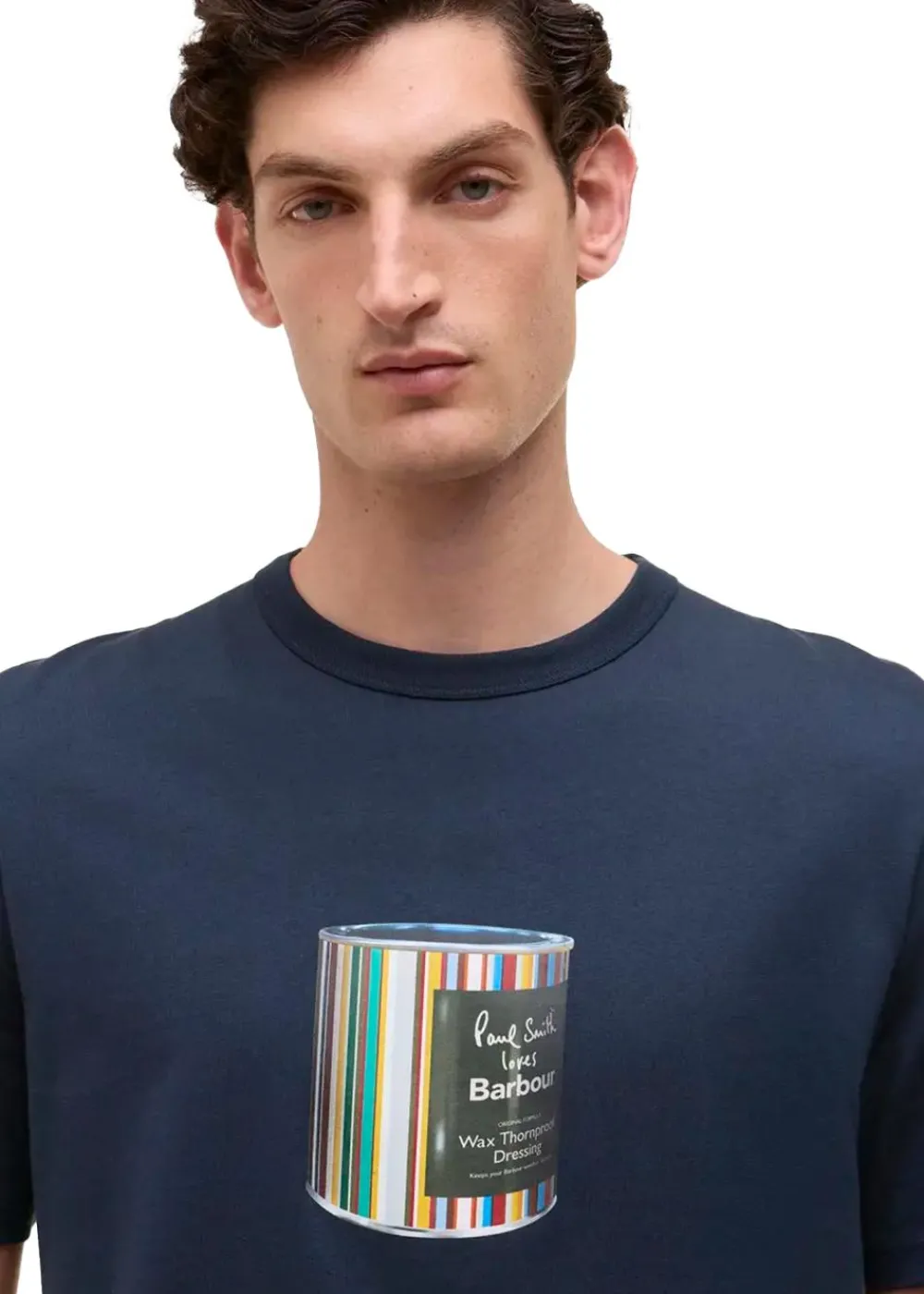 X Paul Smith Wax Can T-Shirt>Barbour Online
