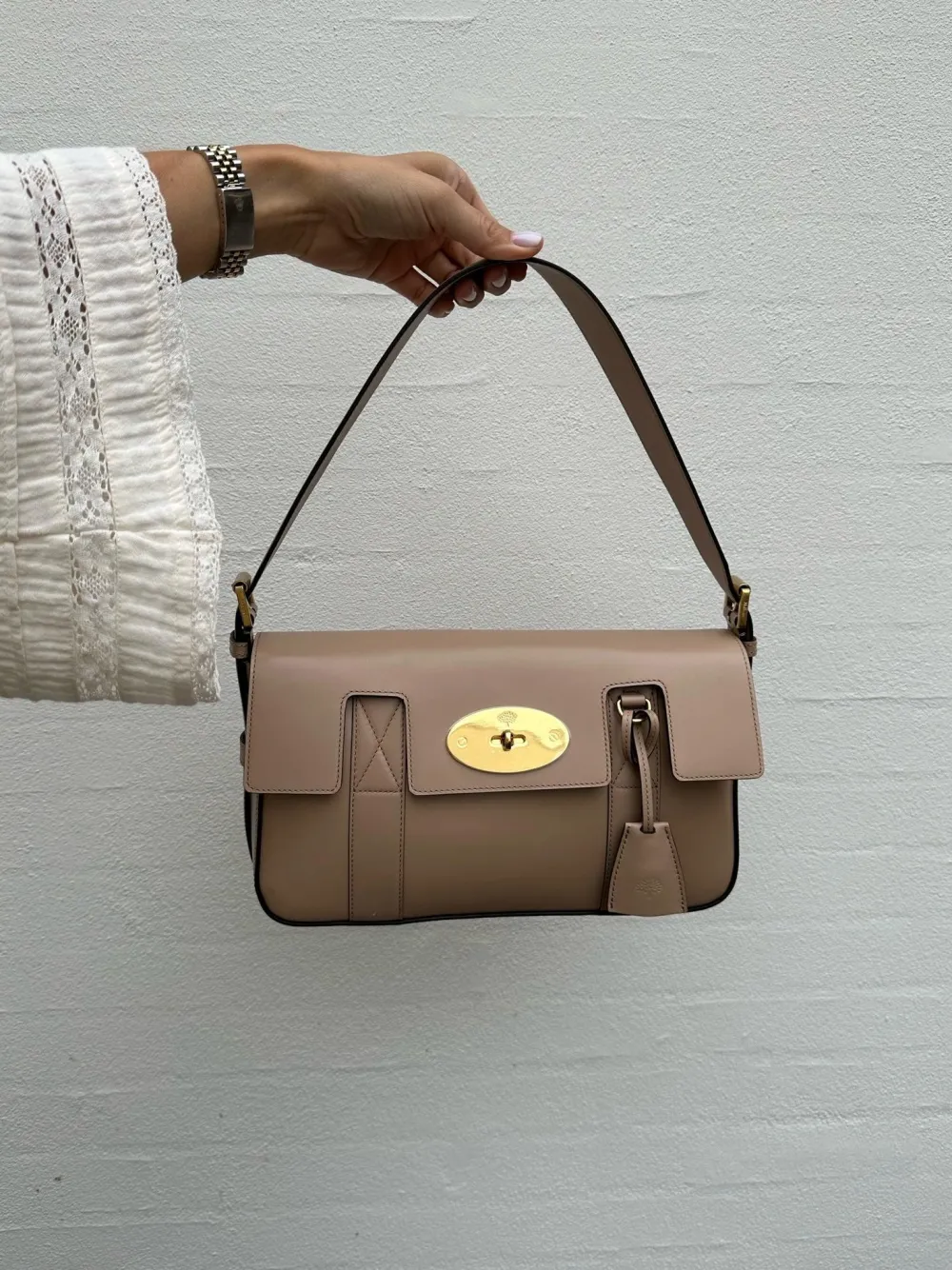 Bayswater Shiny Smooth Calfskin>Mulberry New