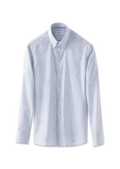 Bengal Stripet Signature Oxford Shirt>Eton Sale