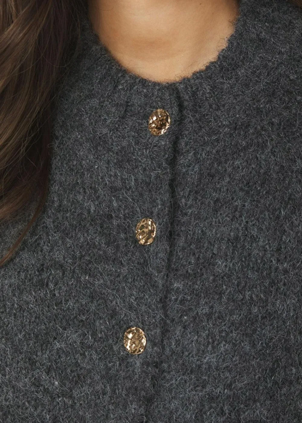 Benuta Fluffy Knit Cardigan>Neo Noir Sale