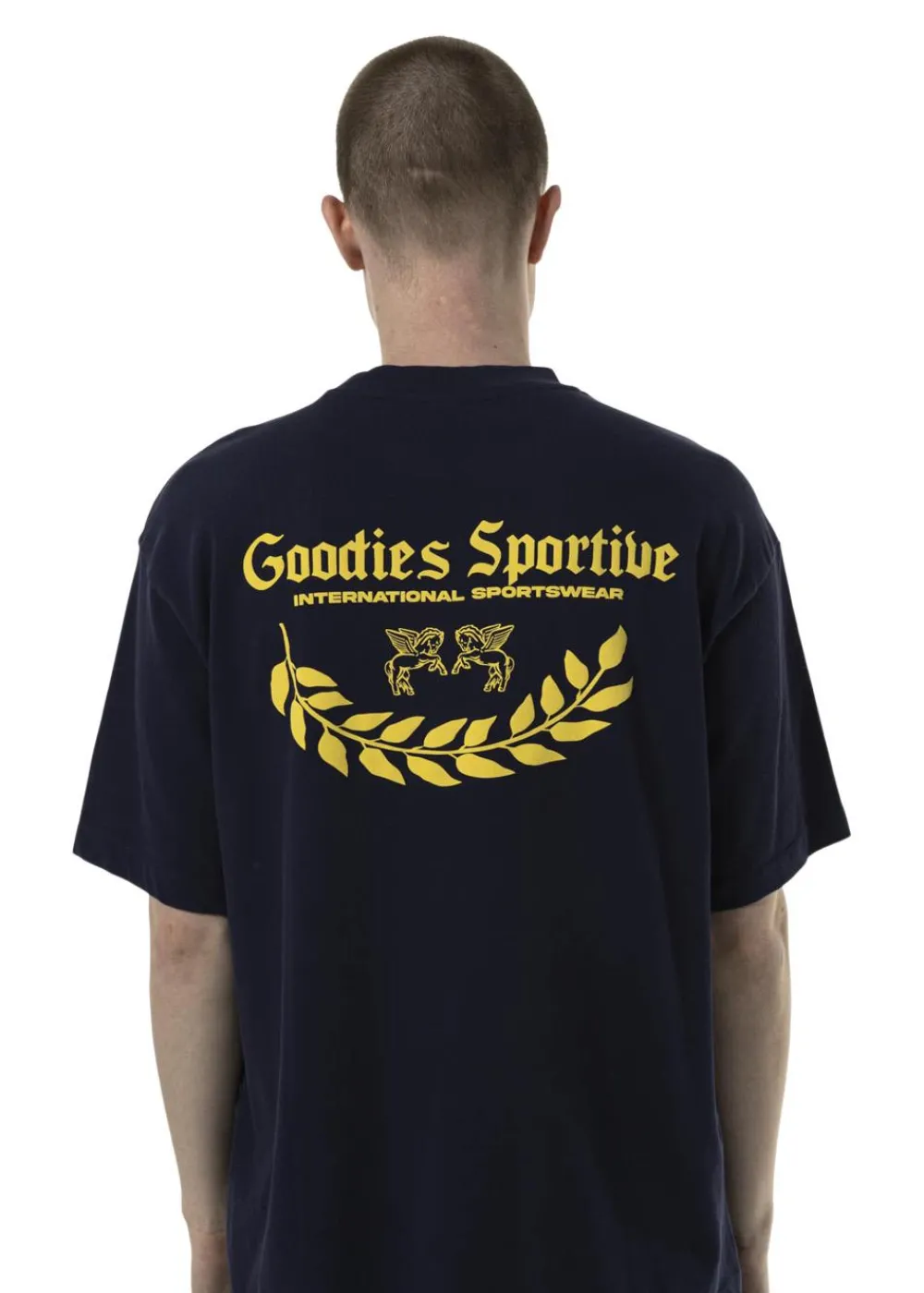 CAESAR NAVY TEE>Goodies Sportive Clearance