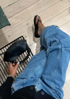 CARGO DENIM PANTS><noscript><img width=