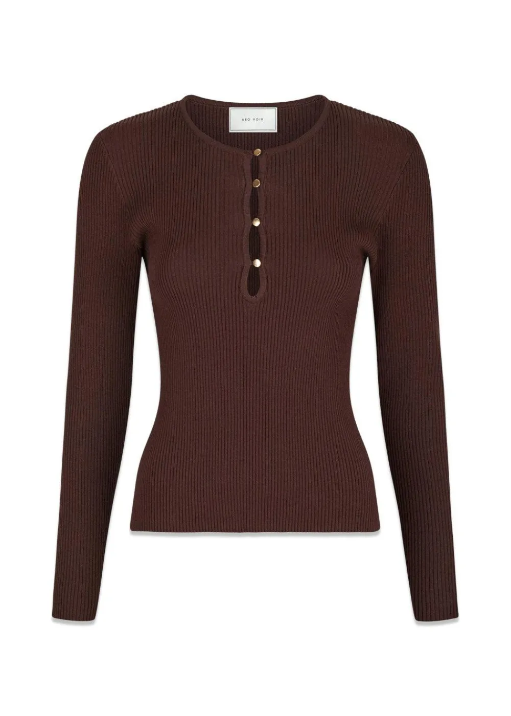 Carlton Knit Blouse>Neo Noir Outlet