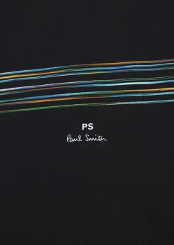 Casual Fit T-Shirt Stripes><noscript><img width=