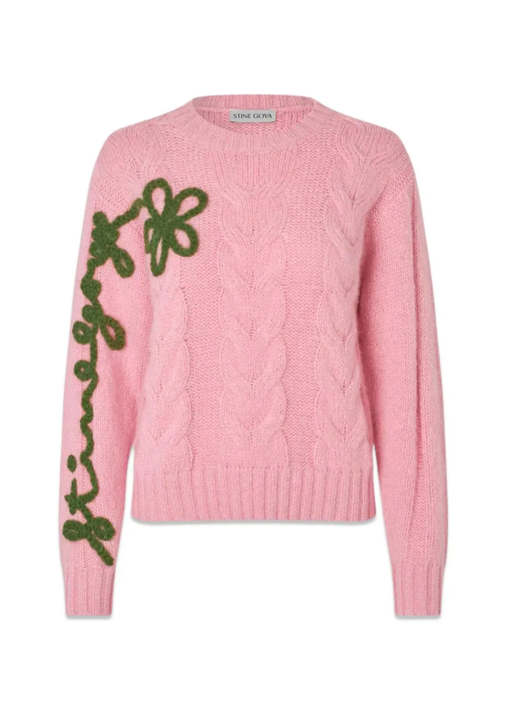 CREWNECK MOTIF SWEATER>Stine Goya Discount