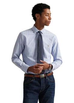 Custom Fit Striped Oxford Shirt>Ralph Lauren New