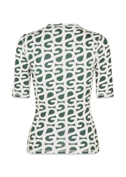 ELASTIC SHORT SLEEVE T-SHIRT><noscript><img width=