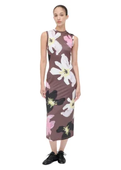 ELASTIC TANK CREWNECK DRESS><noscript><img width=