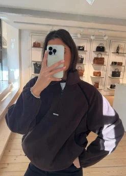 Fleece Half Zip Jacket><noscript><img width=