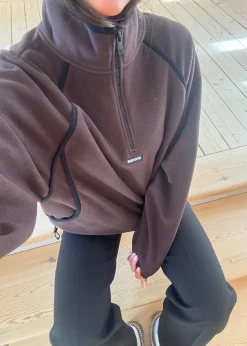 Fleece Half Zip Jacket><noscript><img width=