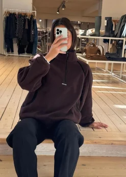 Fleece Half Zip Jacket><noscript><img width=