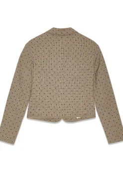 Flock Check Suiting Blazer><noscript><img width=