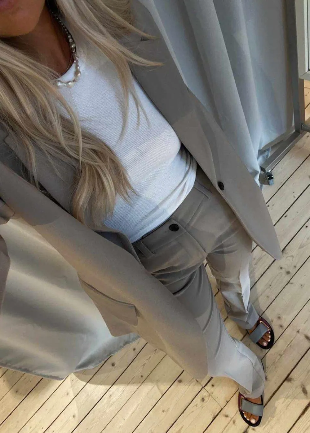 Gale straight pants>Modström Sale