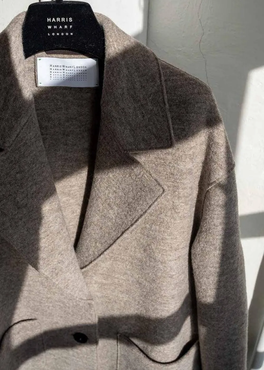 GREATCOAT BOILED WOOL>Harris Wharf London Clearance