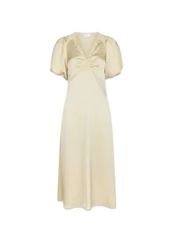 Illana Heavy Sateen Dress>Neo Noir Online