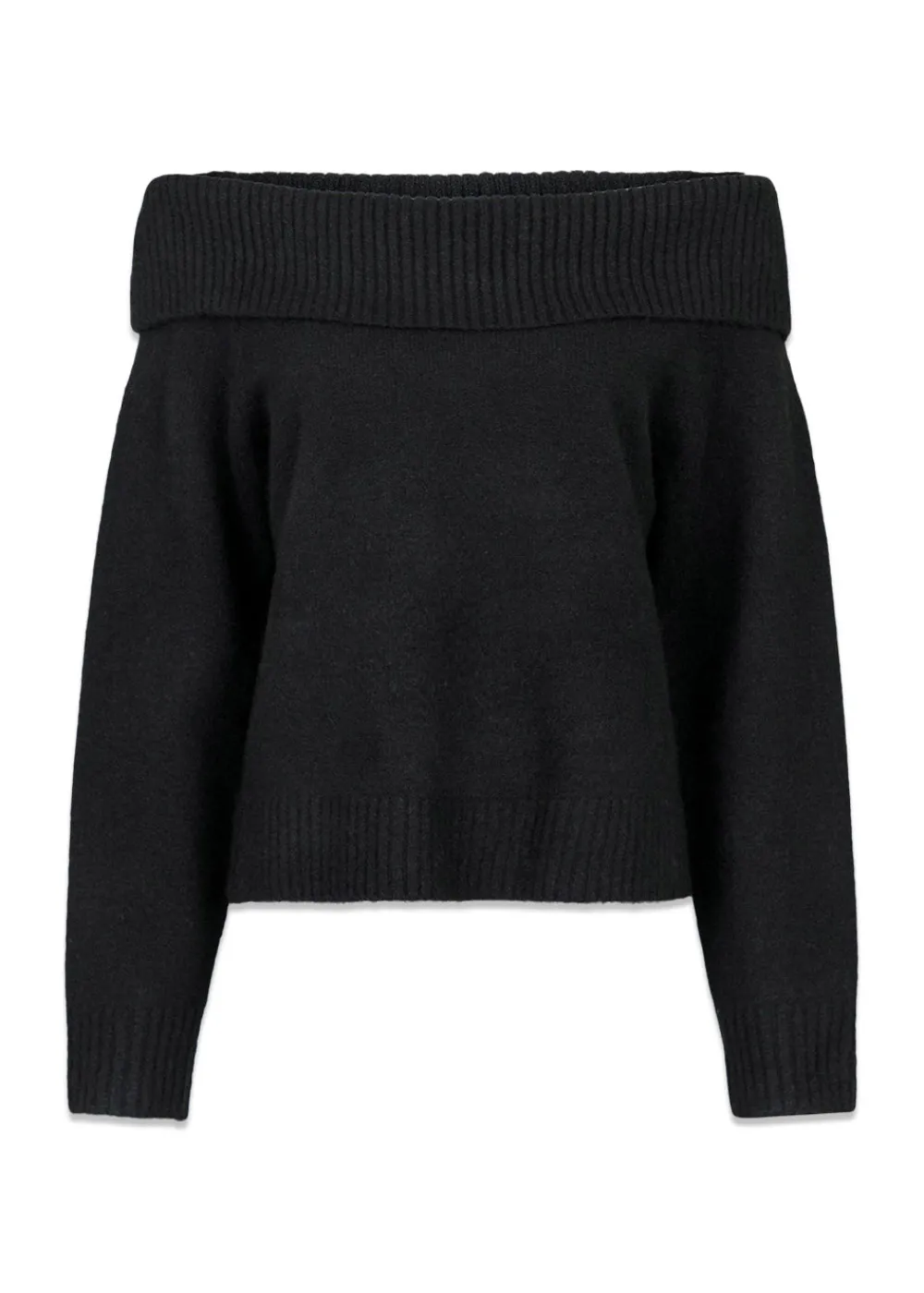 Jane Knit Blouse>Neo Noir Hot