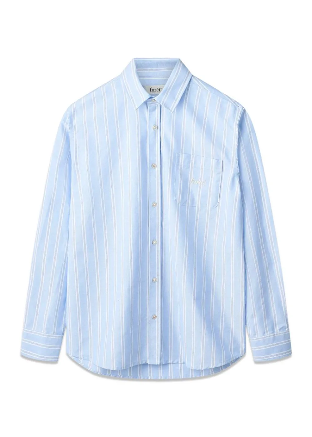 JUNO EMBROIDERED OXFORD SHIRT>Forét Sale