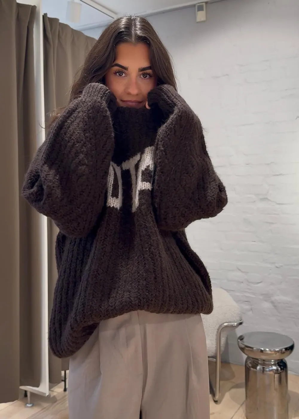 KNITTED LOGO SWEATER>Rotate Best