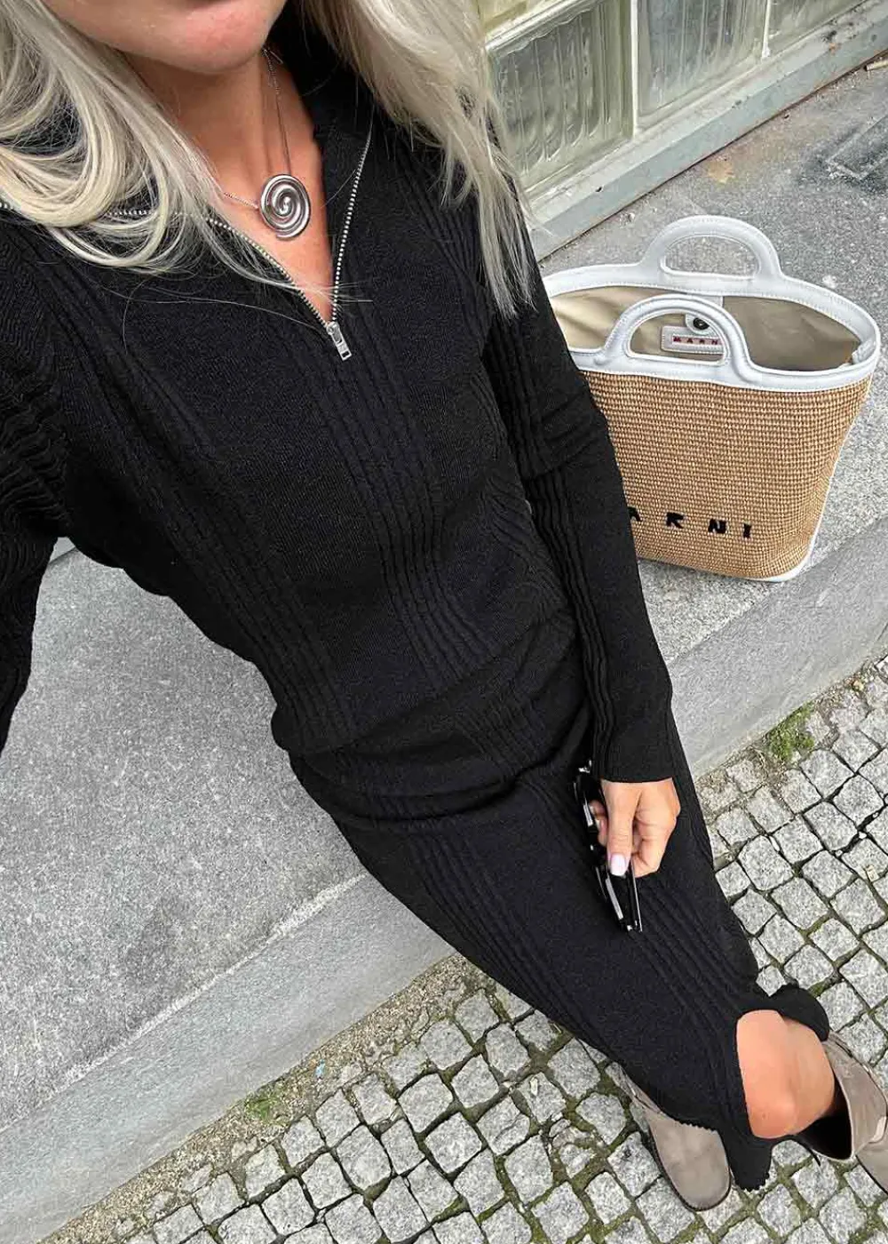 KrissaMD zip t-neck>Modström New