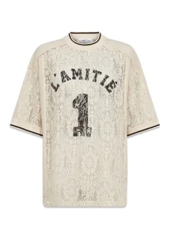 Lace Football Tee>HAUTE L’AMITIÉ Hot