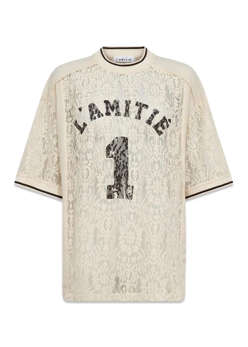 Lace Football Tee>HAUTE L’AMITIÉ Hot