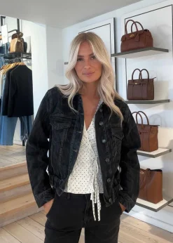 Lazer Denim Bomber Jacket>Ganni New