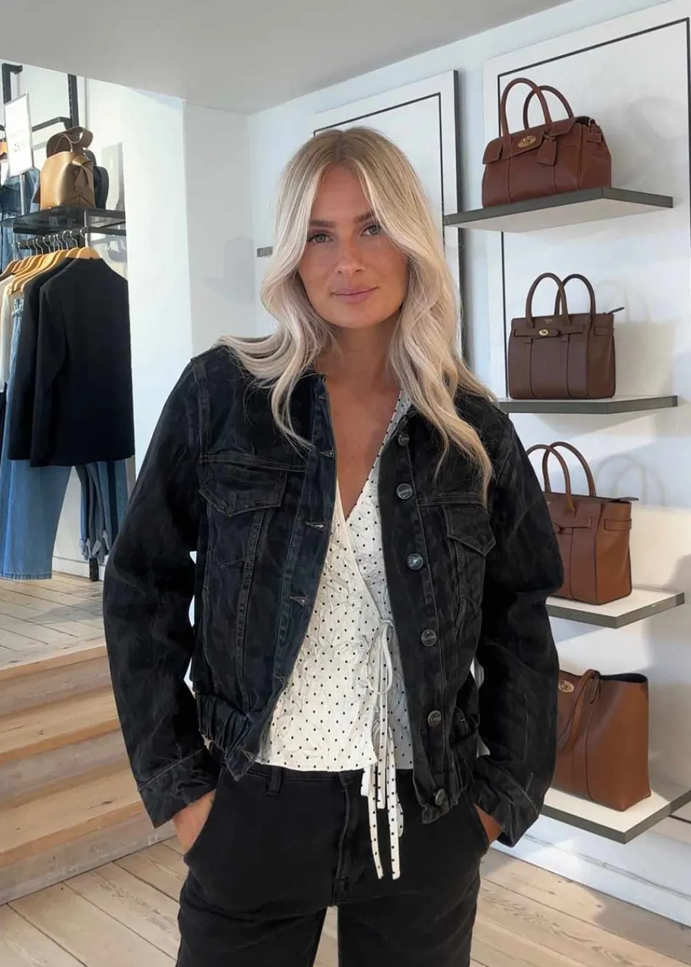 Lazer Denim Bomber Jacket>Ganni New