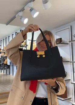 Leather Trunkaroo Tote Handbag><noscript><img width=