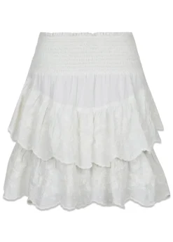 Line Emb Skirt>Neo Noir Best