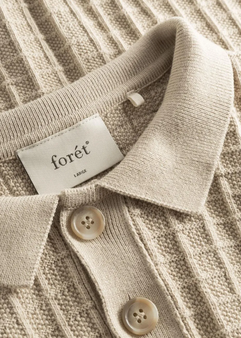 LOCH POLO KNIT>Forét Best