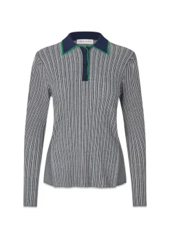 Long sleeve knit polo>Stine Goya Outlet