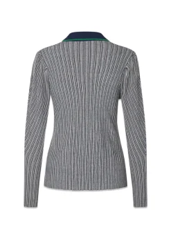 Long sleeve knit polo>Stine Goya Outlet