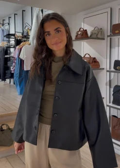 Lunara Collar Stitch Jacket><noscript><img width=