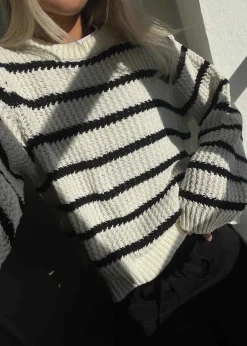 MaddieMD stripe o-neck>Modström Sale