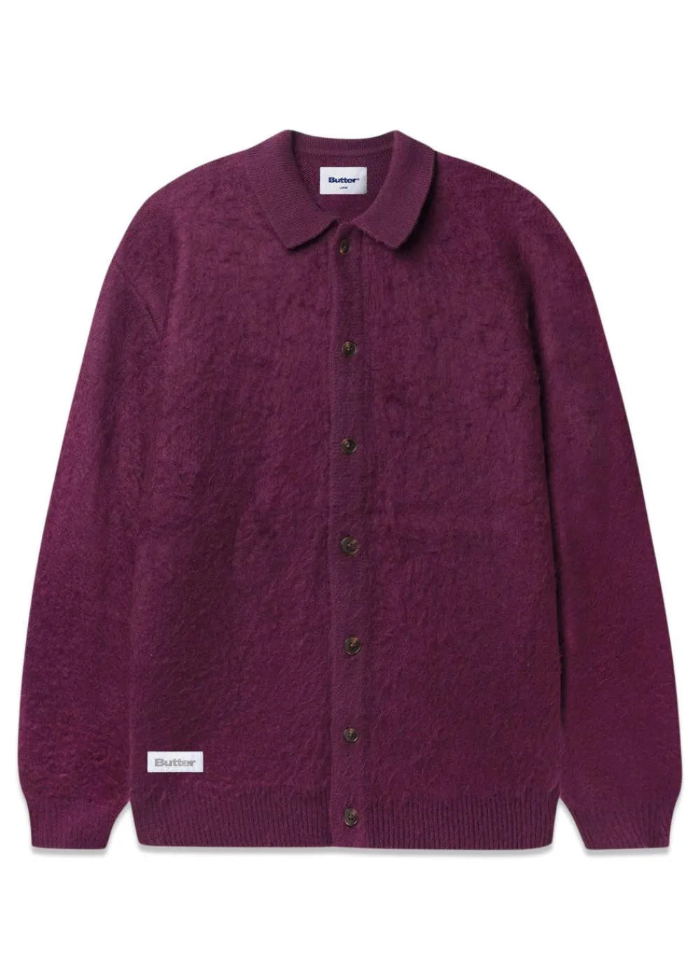 Mohair Button Up Knitted Shirt>Butter Goods Best