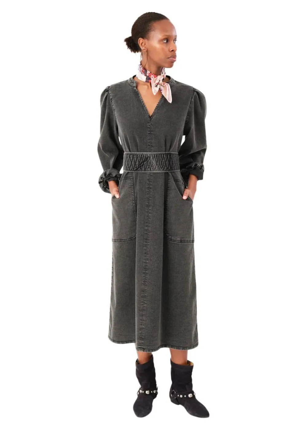 ParisLL Midi Dress LS>Lollys Laundry New