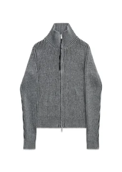 PEAROS KNIT SWEATER W/ ZIP>ALIS Hot