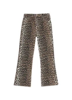 Print Denim Betzy Cropped>Ganni Hot