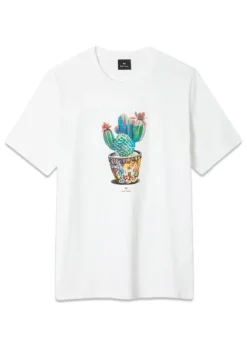 Reg Fit T-Shirt Cactus>Paul Smith - PS