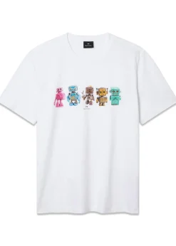 Reg Fit T-Shirt Robots>Paul Smith - PS Best