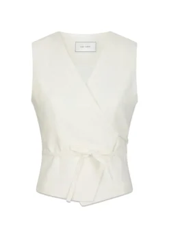 Samara Ramie Waistcoat>Neo Noir Sale