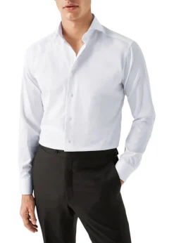 Slim Fit Signature Twill Cut Away>Eton Discount