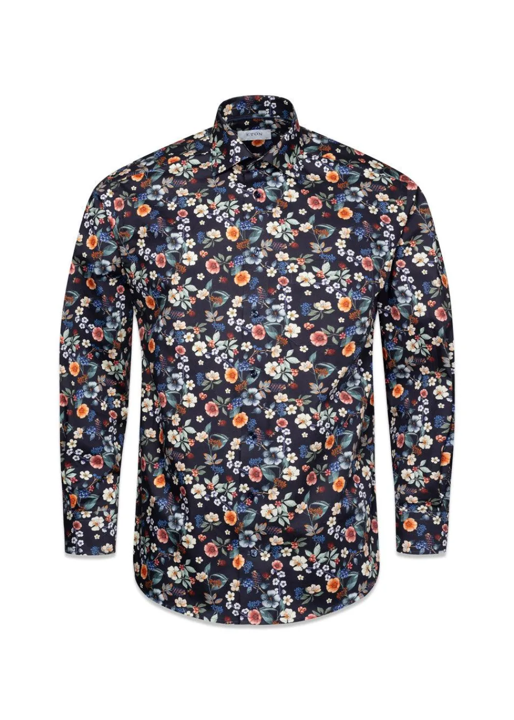 Slim-Floral Print Signature Twill>Eton Hot