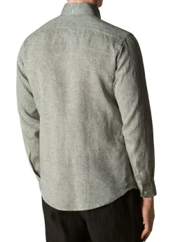 Slim-Linen Shirt><noscript><img width=