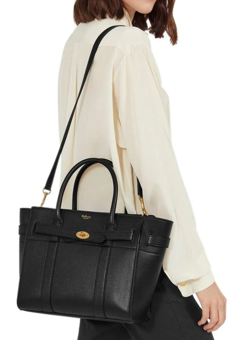 Small Zipped Bayswater Classic>Mulberry Hot