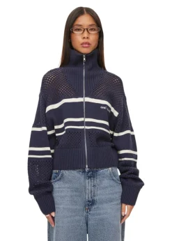 Snow Zip Cardigan><noscript><img width=