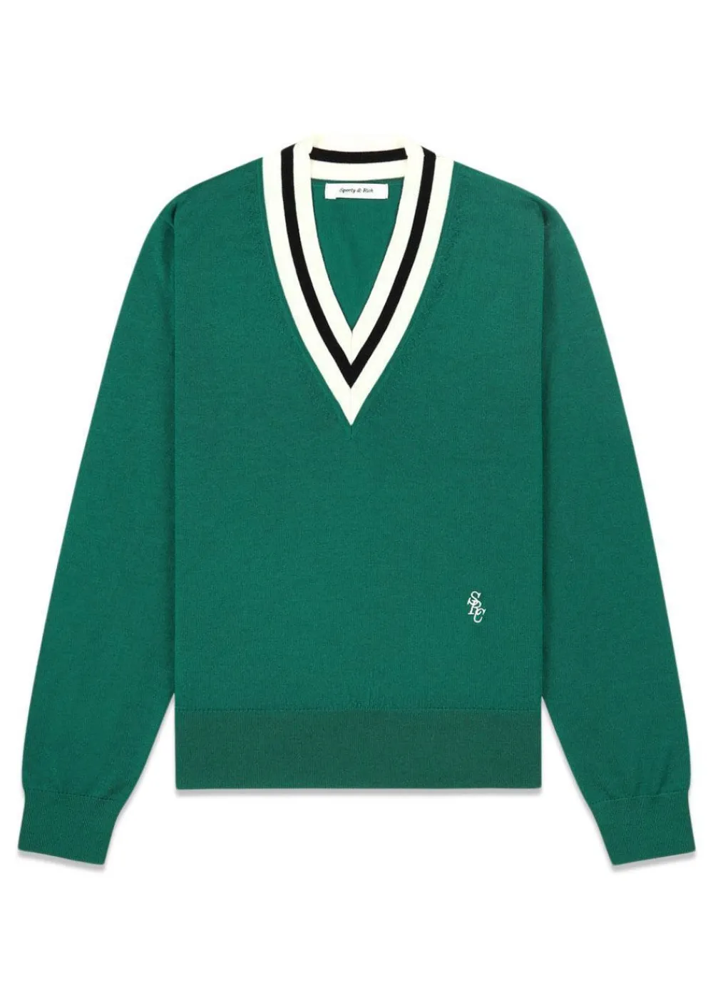 SRC Minimalist V-Neck Sweater>Sporty & Rich Sale