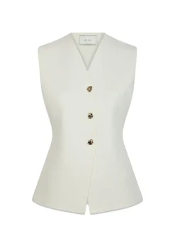 Sway Smooth Knit Waistcoat>Neo Noir Hot