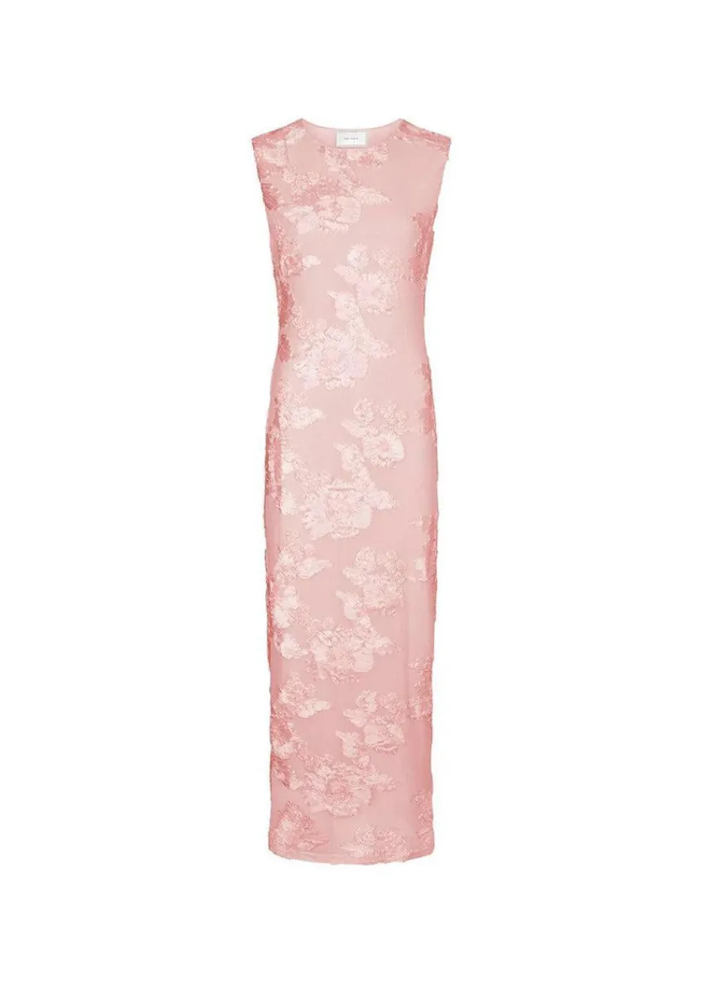 Tiranna Big Flower Mesh Dress>Neo Noir Hot